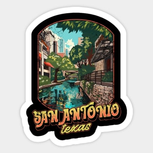 San Antonio Texas Sticker